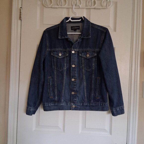 Lucky Brand Women's Size Large Tomboy Trucker Medium Wash Denim Jacket - Picture 4 of 16